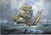 unknow artist, Seascape, boats, ships and warships. 84